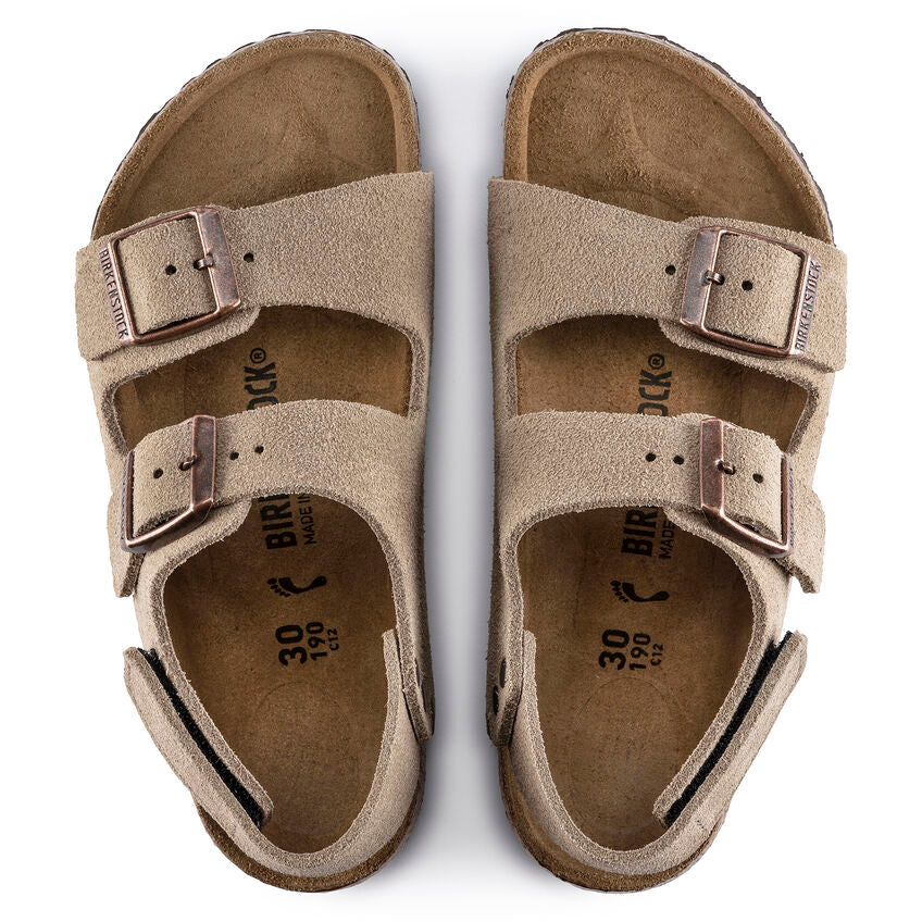 Birkenstock - Milano HL Suede Kids - Taupe
