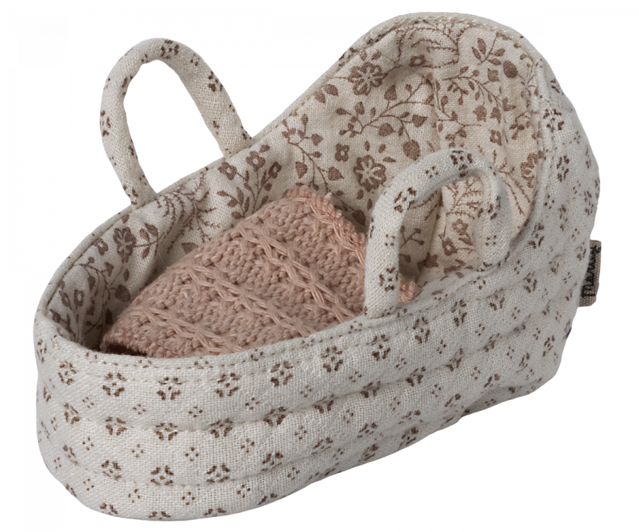 Maileg - Carrycot, Baby Mouse