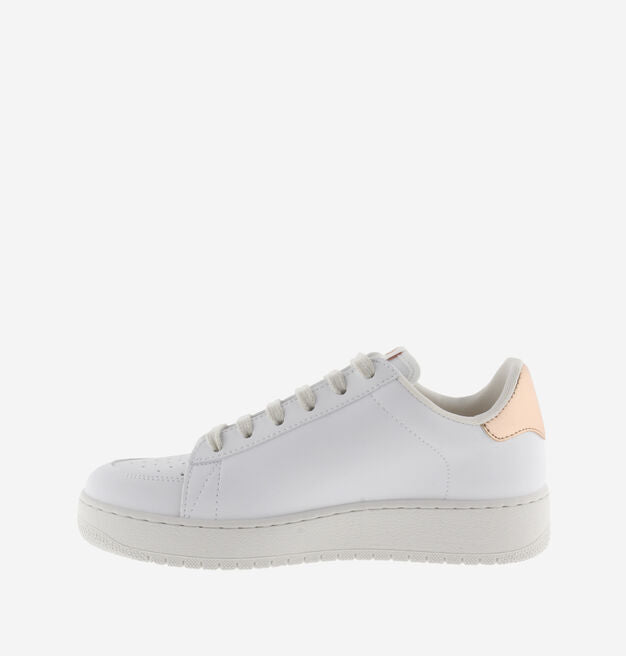 Victoria Shoes - Women's Madrid Faux Leather + Metal - Nude