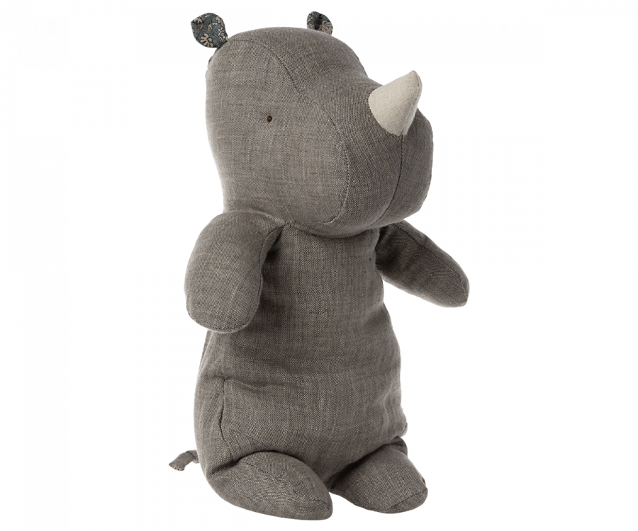 Maileg - Safari Friends, Rhino, Medium - Dark Grey
