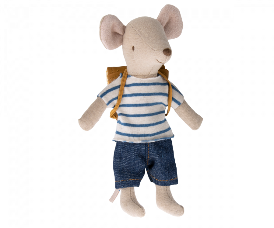 Maileg - Tricycle Mouse, Big Brother with Bag