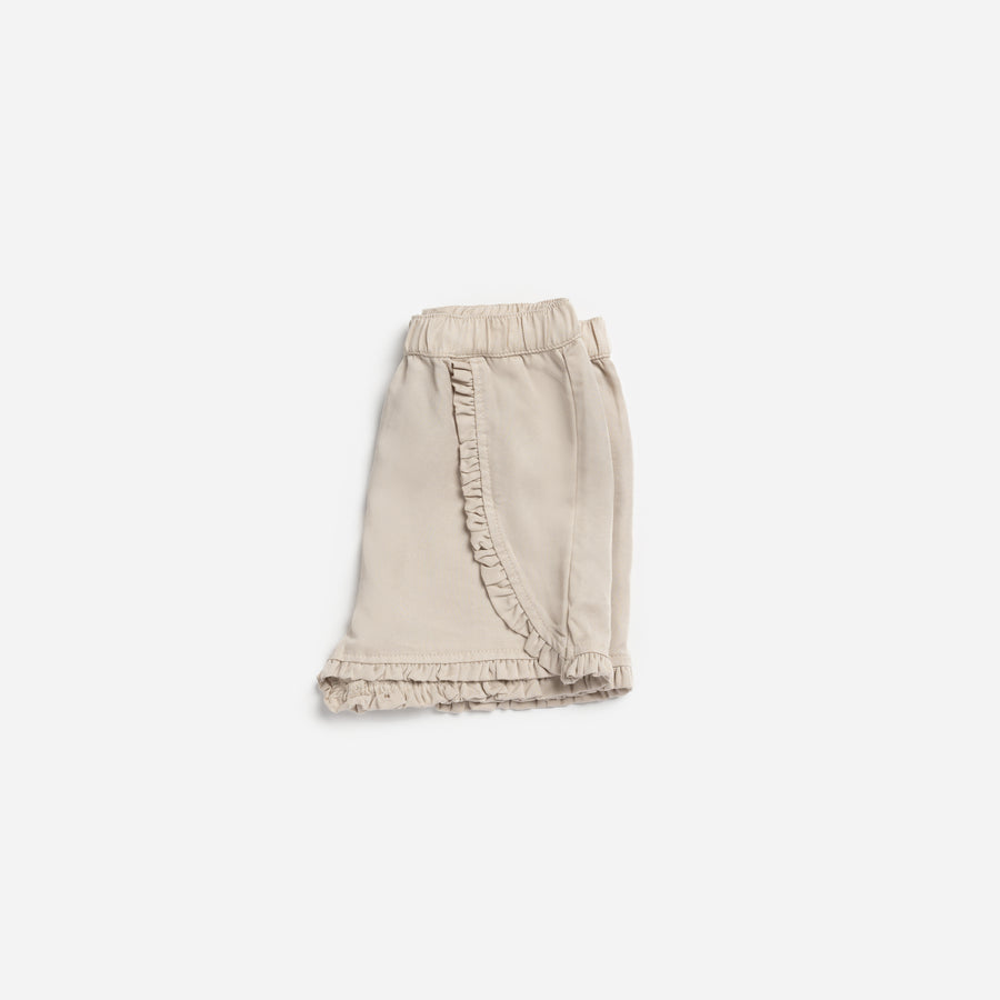 Miles The Label - Girl Woven Short - Beige