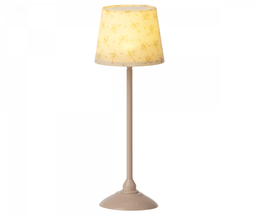 Maileg - Miniature Floor Lamp - Powder