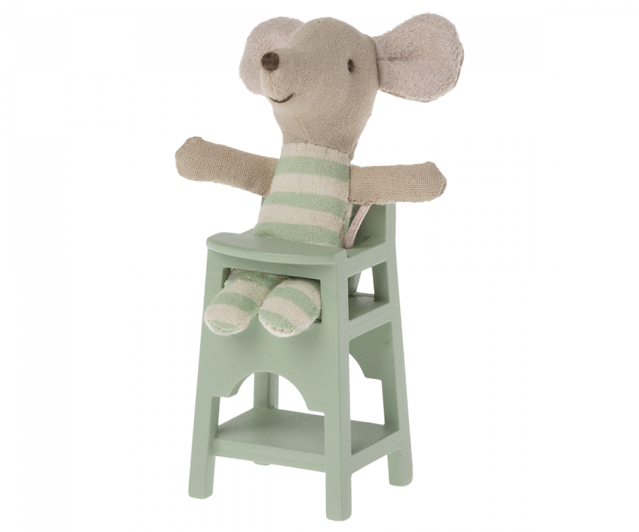 Maileg - High Chair, Mouse - MINT