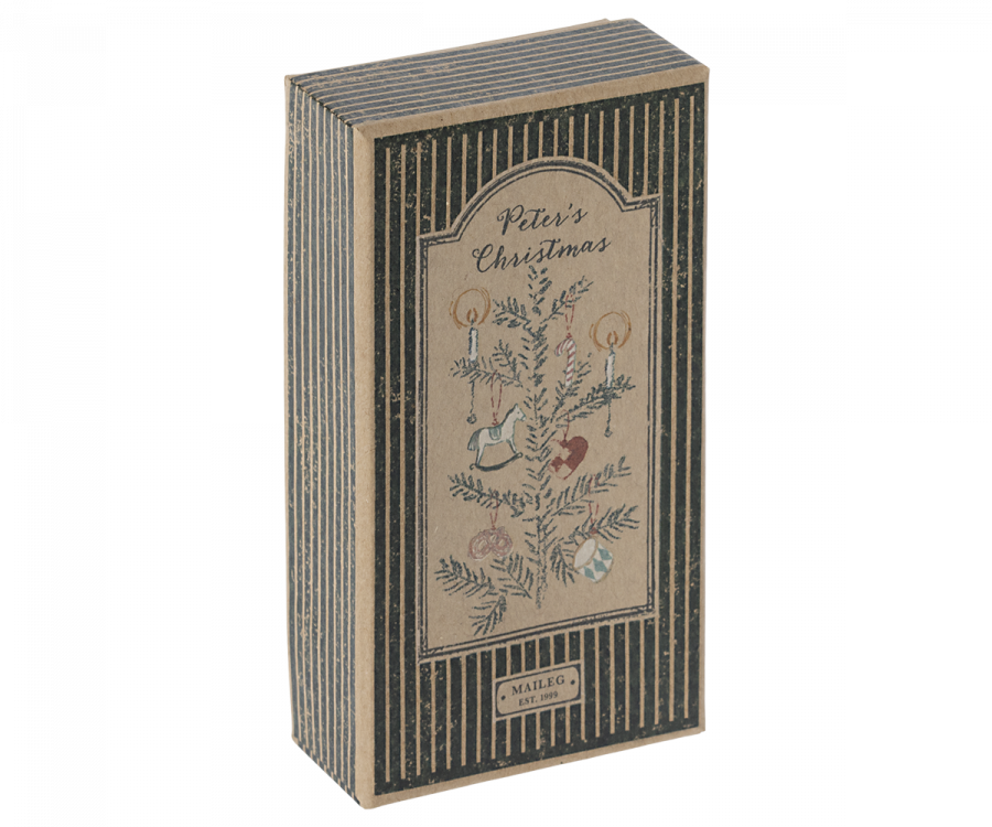 Maileg - Metal Ornament Set, Peter’s Christmas