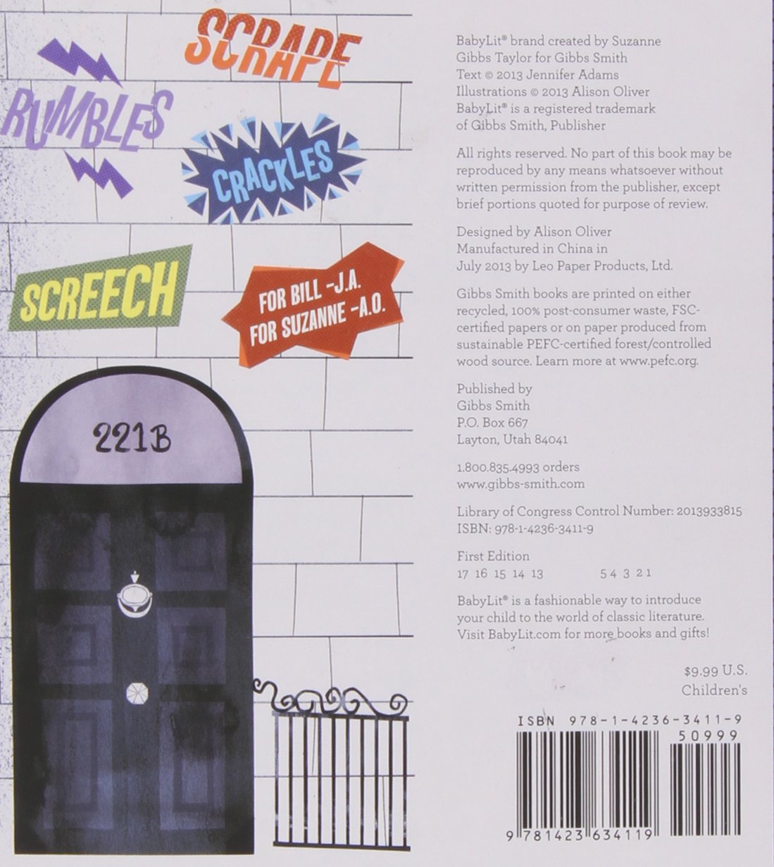 Sherlock Holmes - Babylit Books - A Sounds Primer