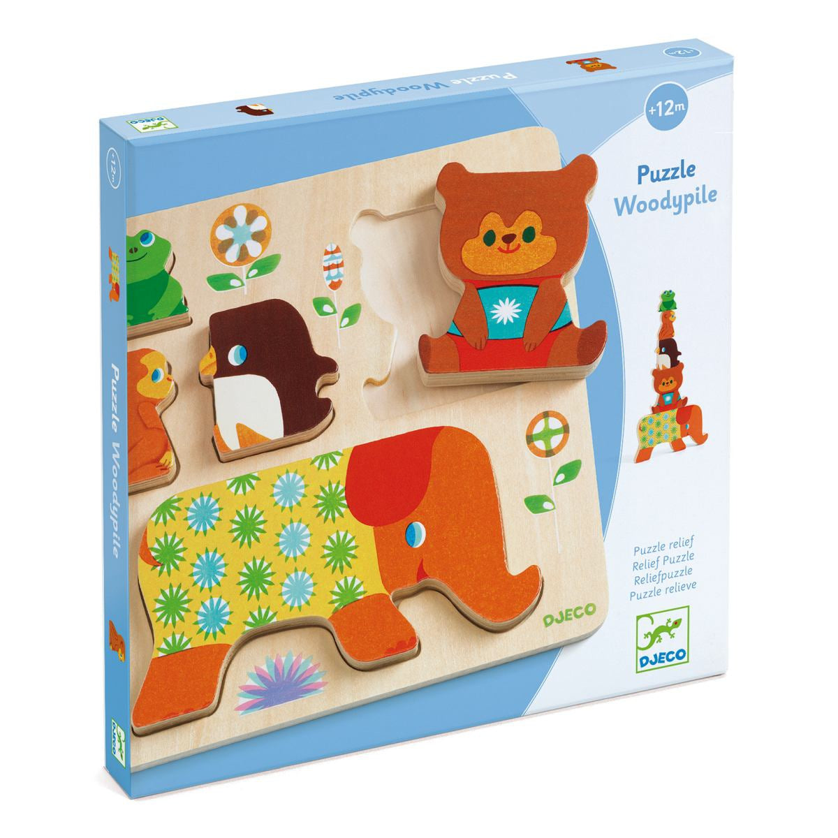 DJECO - Wooden Puzzle - Woodypile – SANNA baby and child