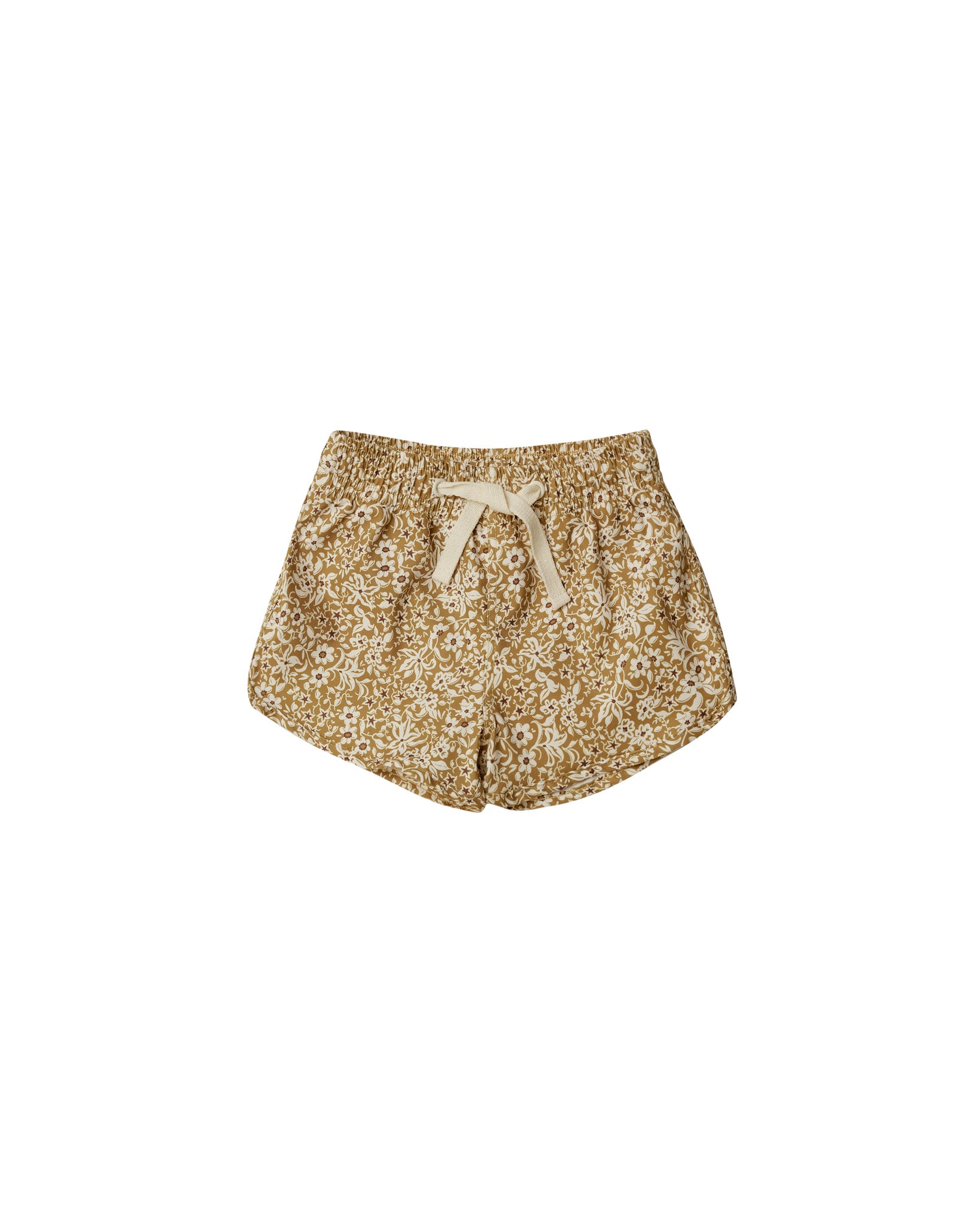 Rylee + Cru - Swim Trunk - Golden Ditsy