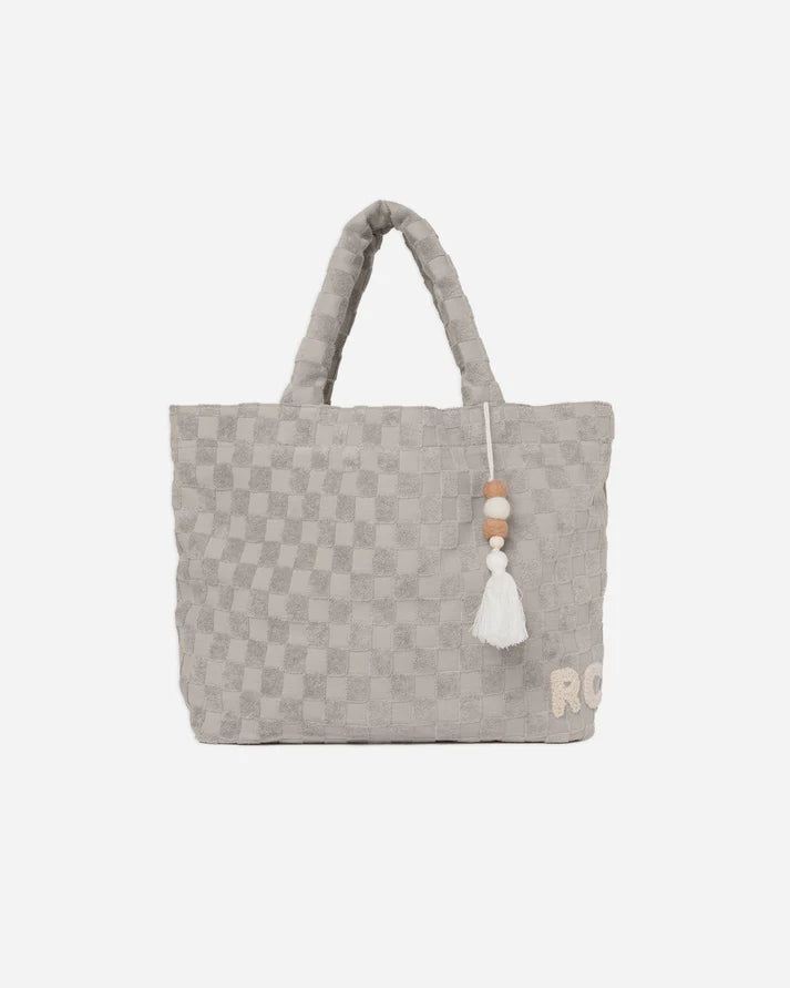 White Terry Cloth Bag Medium