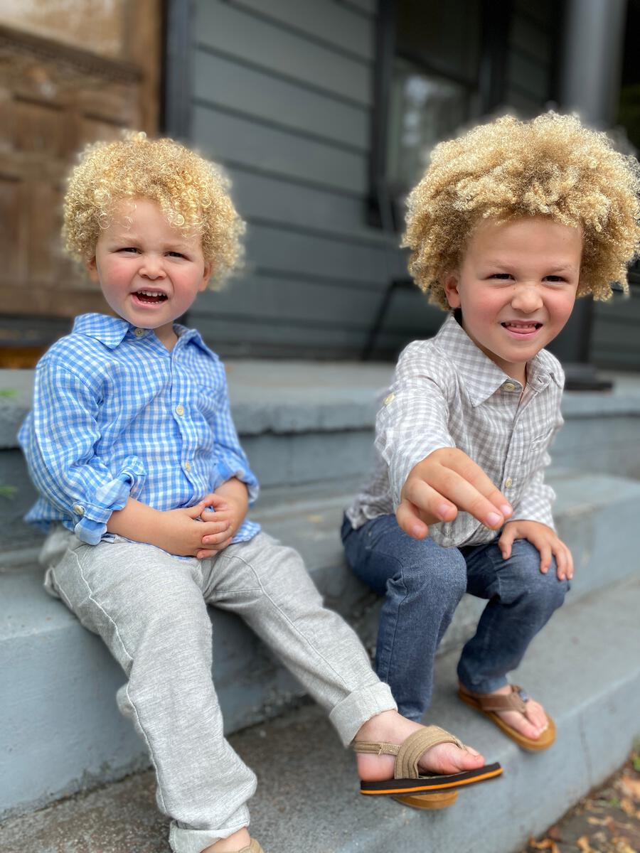 Me & Henry - Antony Soft Cotton Pants - Grey