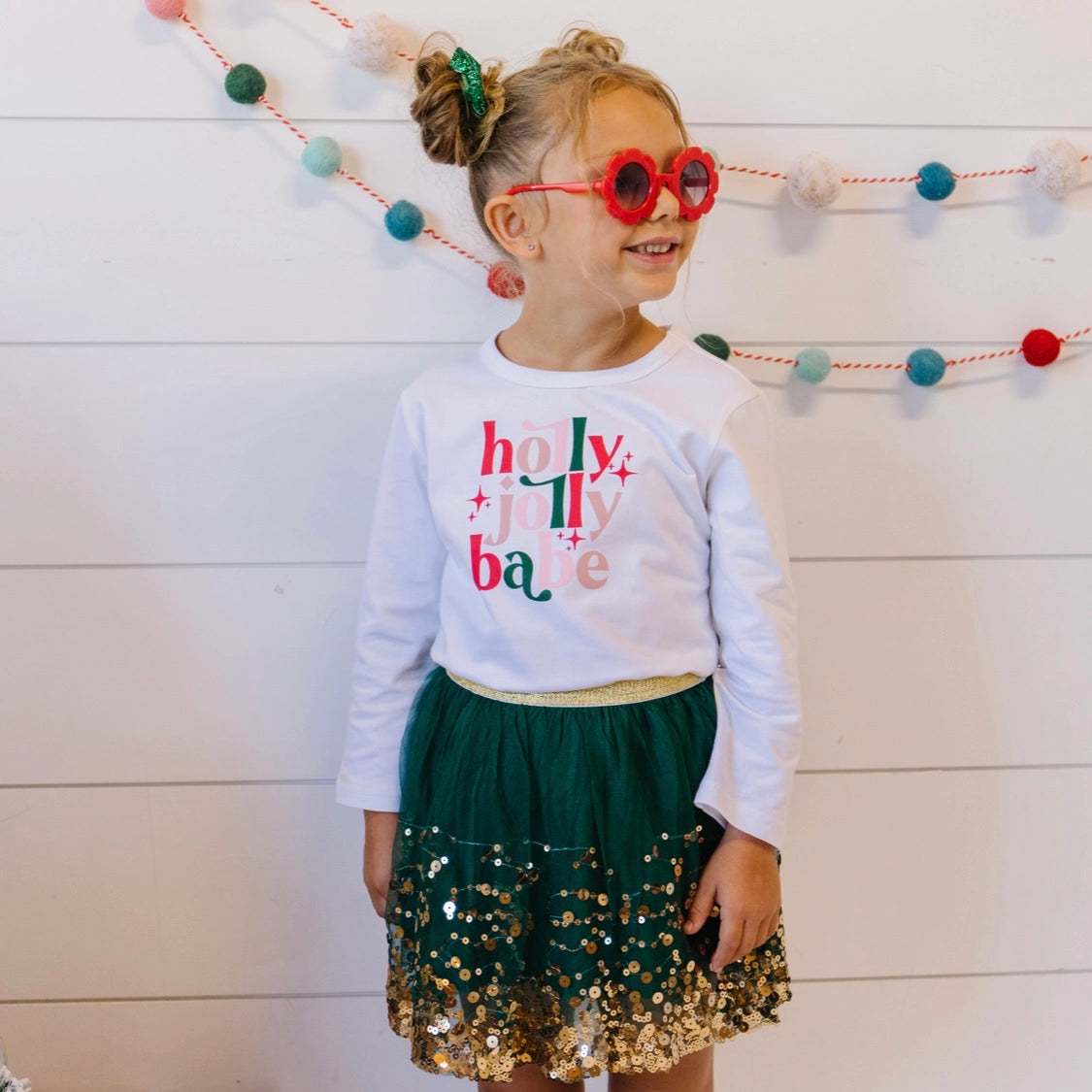 Holly Jolly Babe Kids Tee