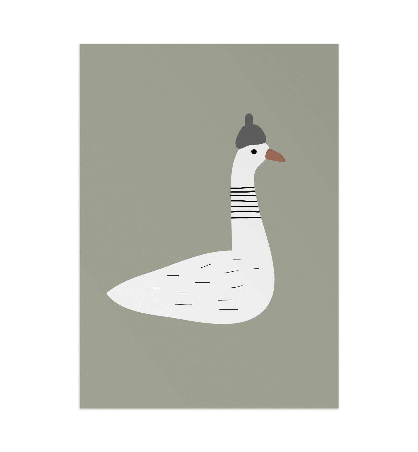 Little Otja - Goose Art Print