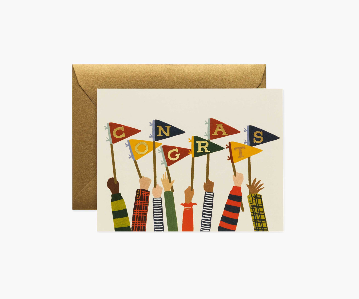 Rifle Paper Co. - Congrats Pennants Card