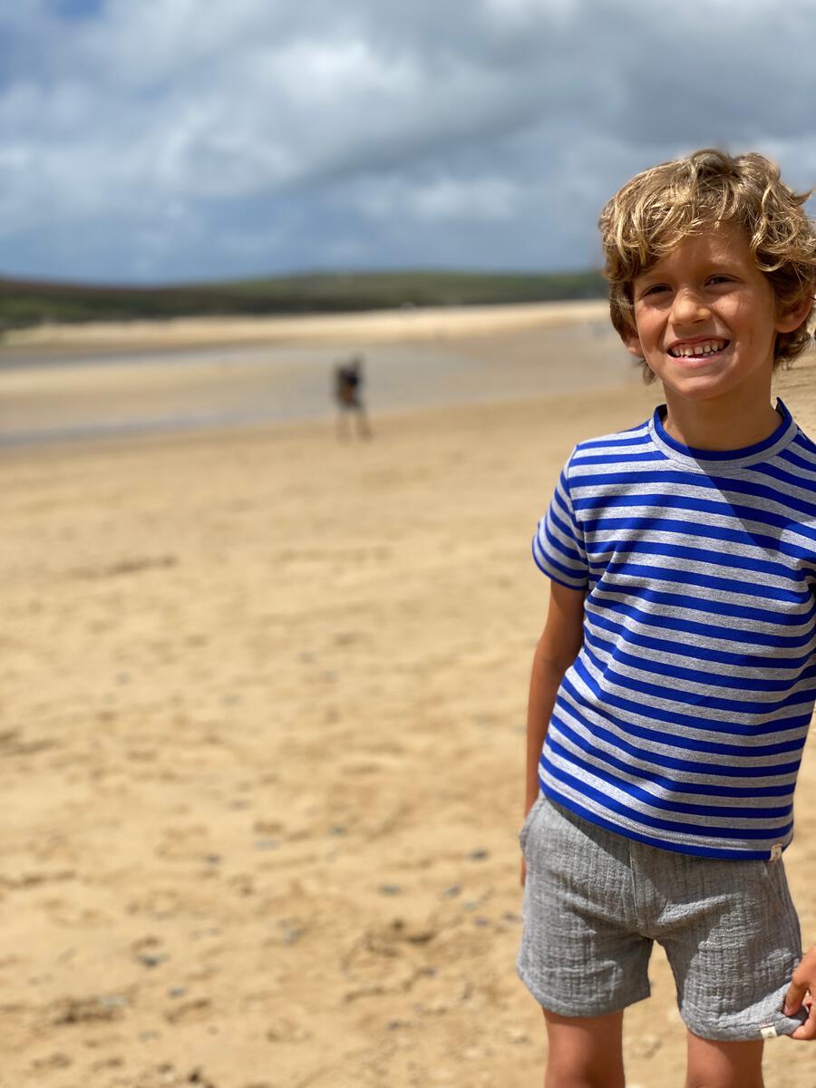 Me & Henry - Crew Gauze Shorts - Grey