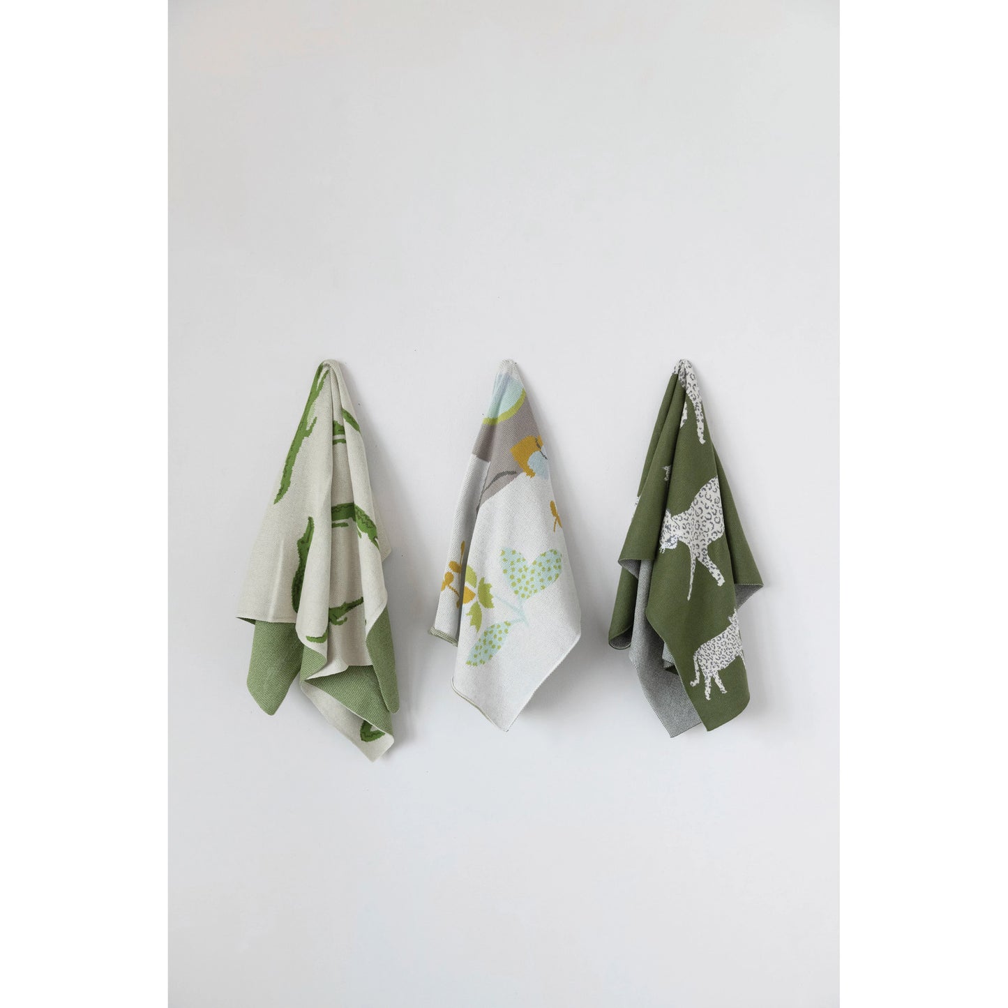 Cotton Knit Baby Blanket - Jaguars