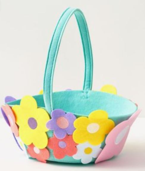 Floral Easter Basket