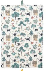 Cotton Print Tea Towel - Home Sweet Home