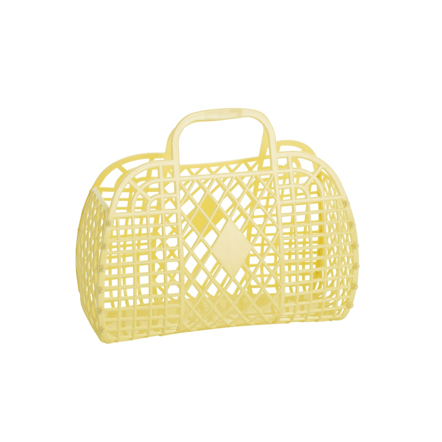 Sunjellies - Small Retro Basket - Yellow