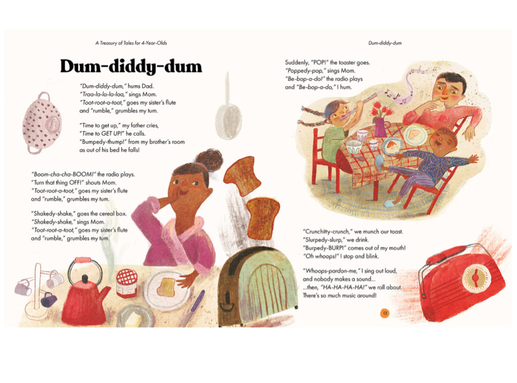 A Treasury of Tales For 4 Year Olds - Gabby Dawnay + Heidi Griffiths