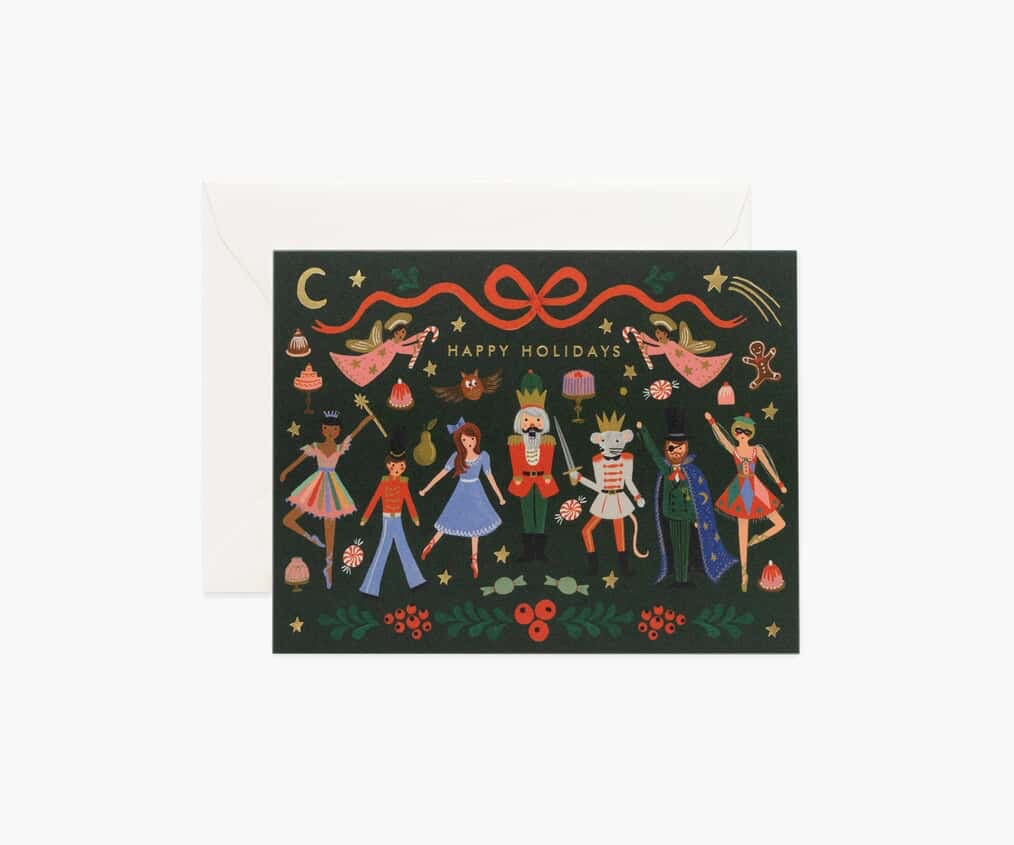 Rifle Paper Co - Christmas Card - Nutcracker Ballet