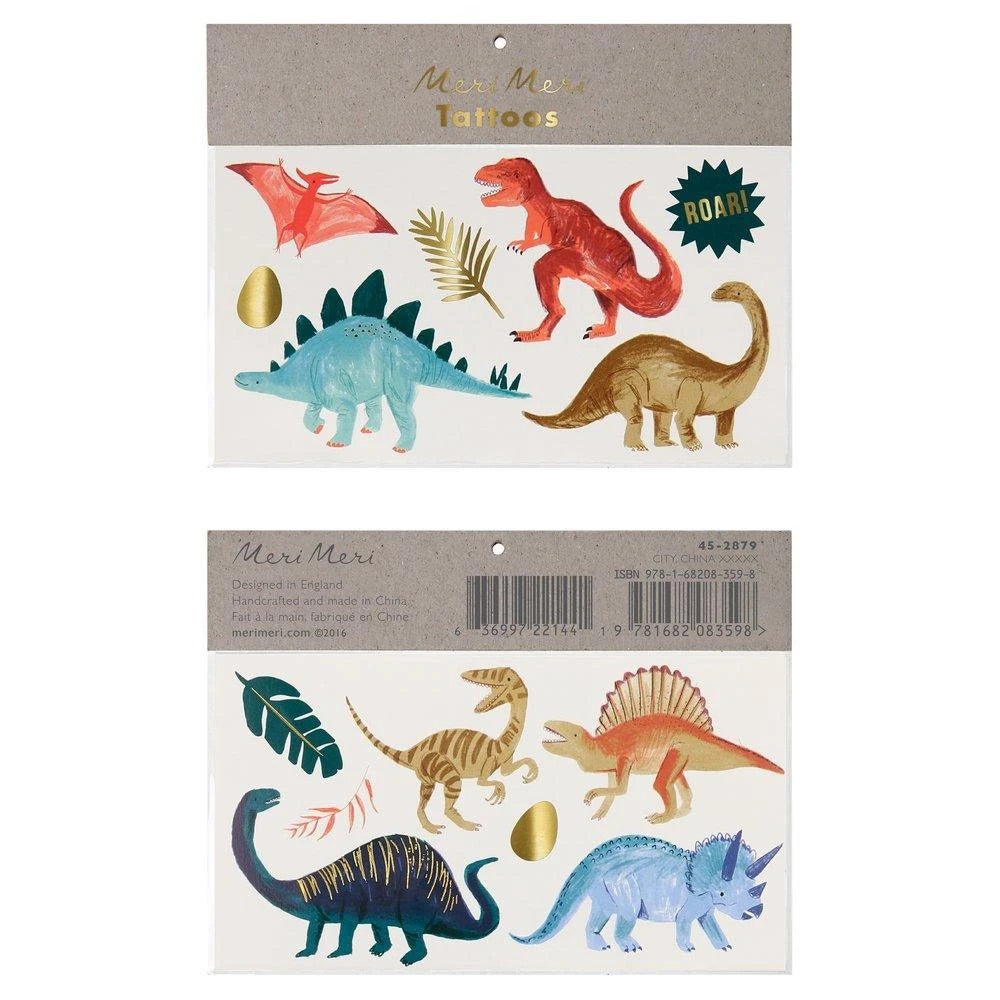 Meri Meri - Large Tattoos - Dinosaur Kingdom