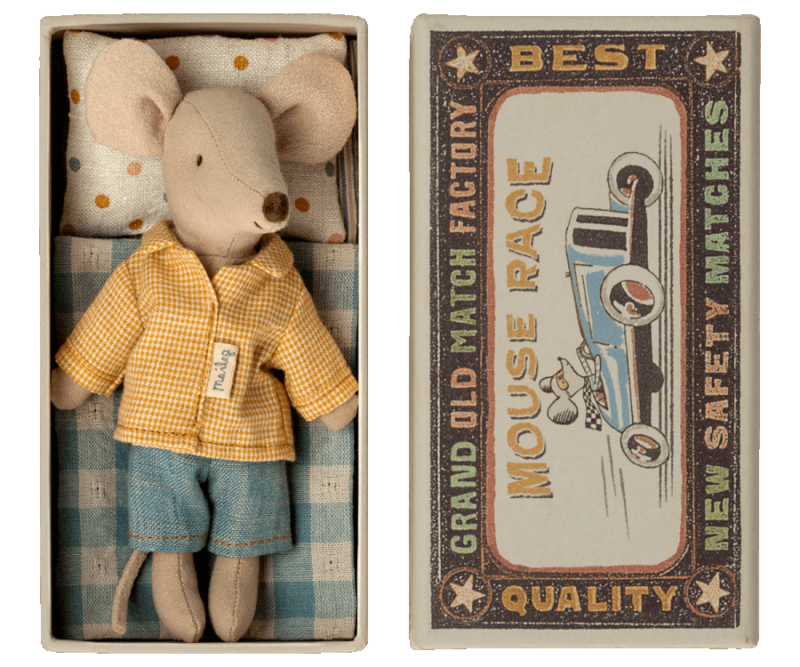 Maileg - Big Brother Mouse in Matchbox