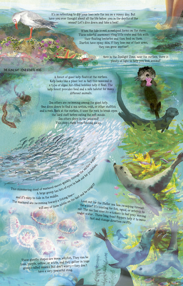 The Sea Below My Toes - Charlotte Guillain & Jo Thompson