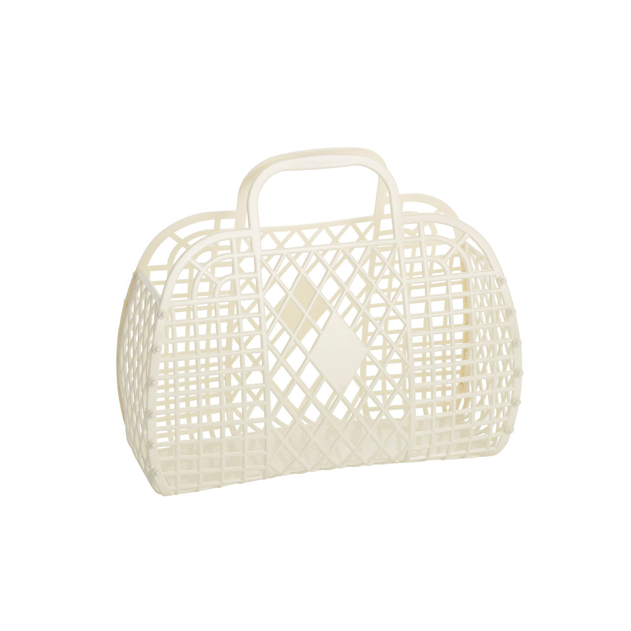 Sunjellies - Small Retro Basket - Cream