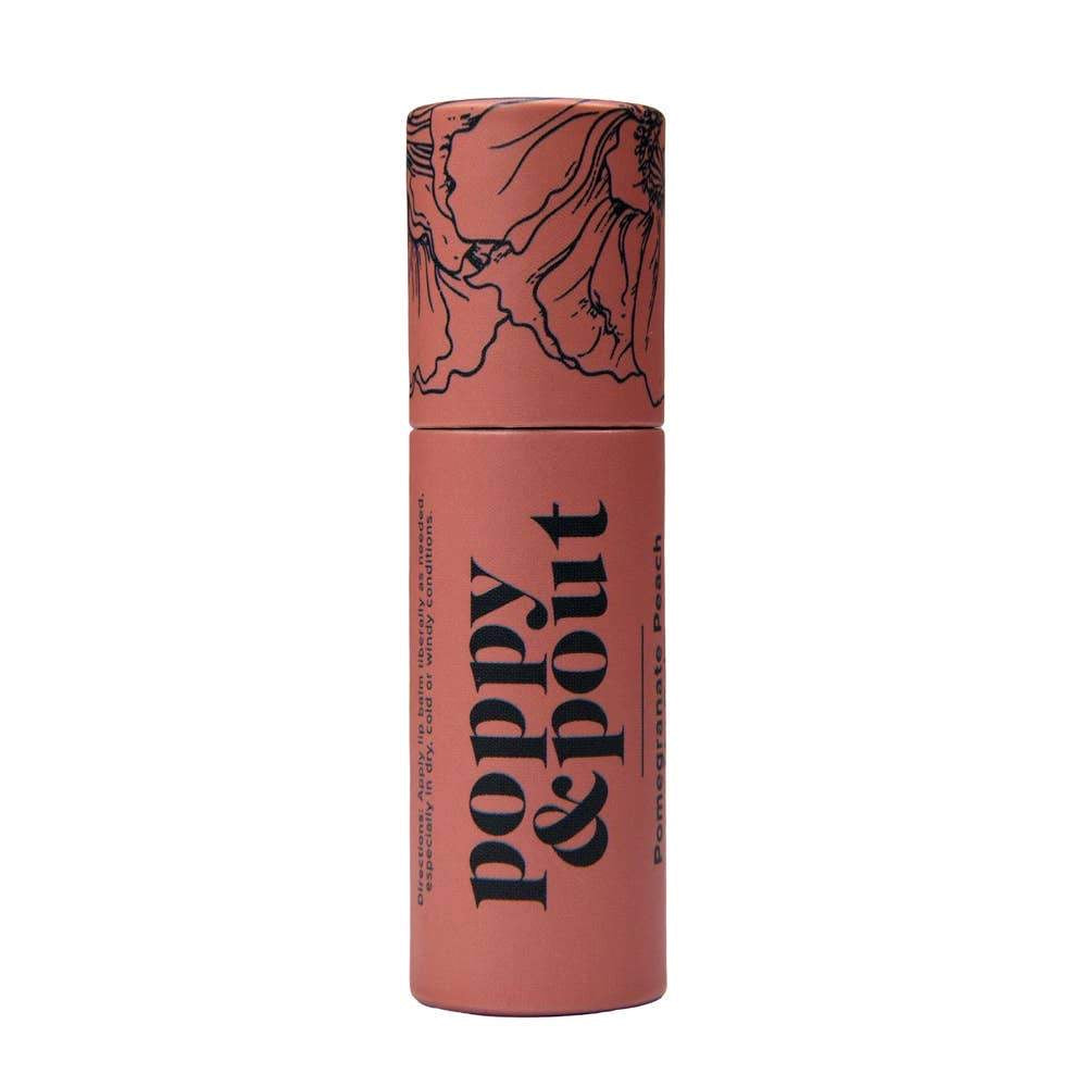 Poppy & Pout - Lip Balm - Pomegranate Peach
