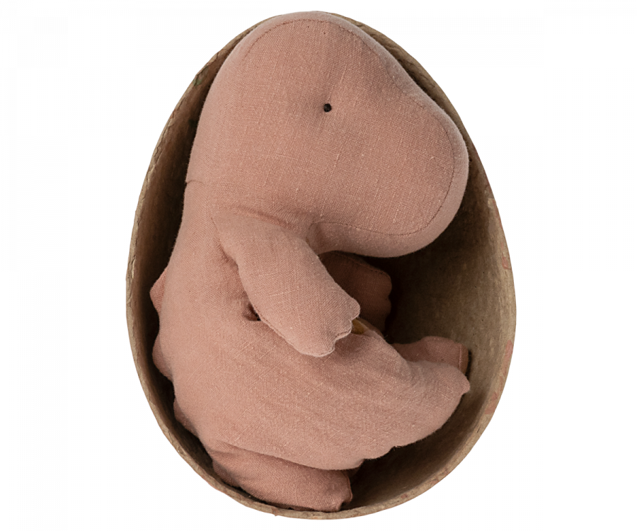 Maileg - Gantosaurus in Egg, Small - Old Rose
