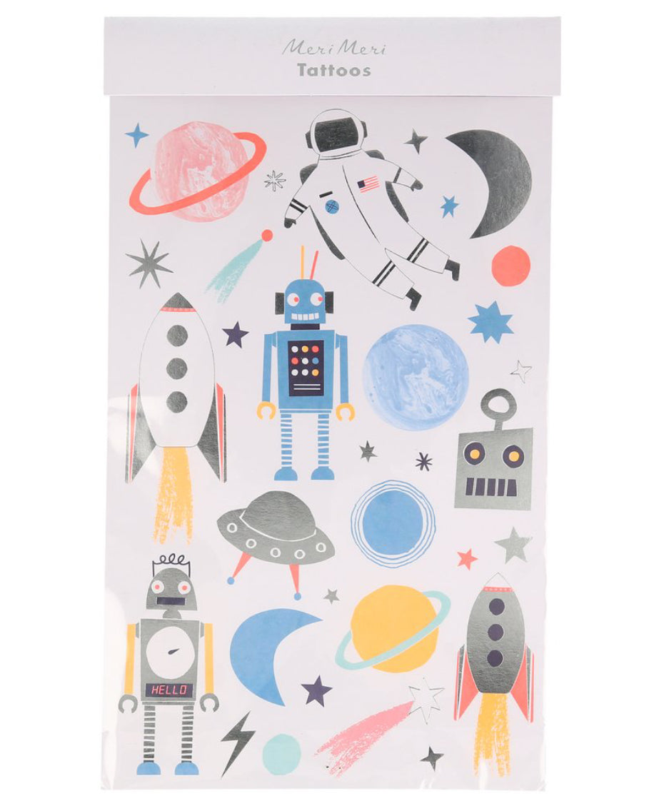 Meri Meri - Space Tattoo Sheet