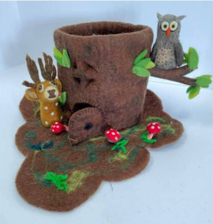 The Winding Road - Forest Friends Stump House