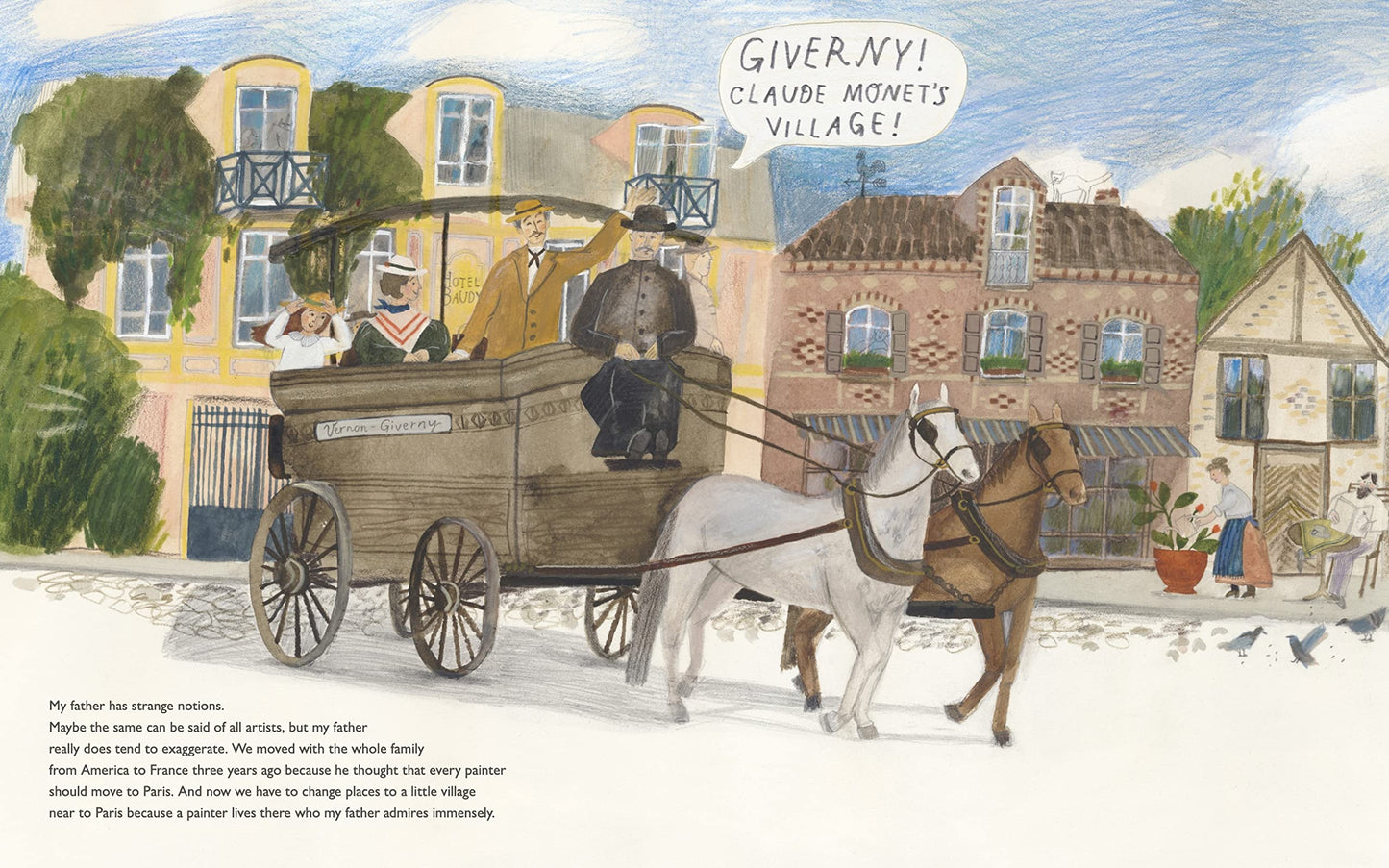 Ella In The Garden Of Giverny - Daniel Fehr