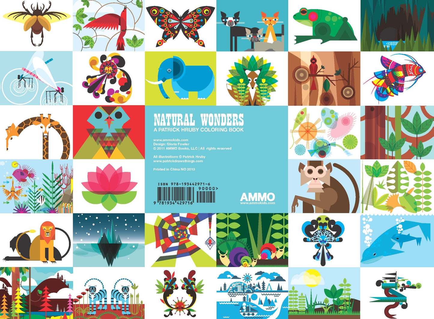 Natural Wonders - A Patrick Hruby Coloring Book