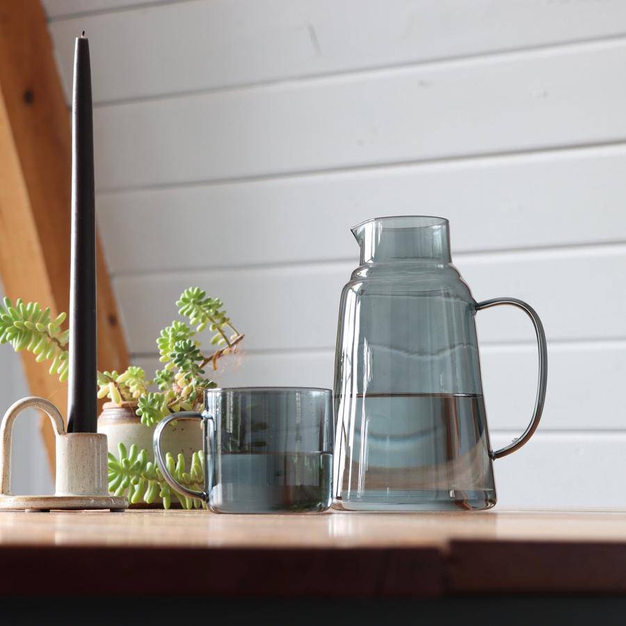 Bloomingville - Glass Pitcher + Cup