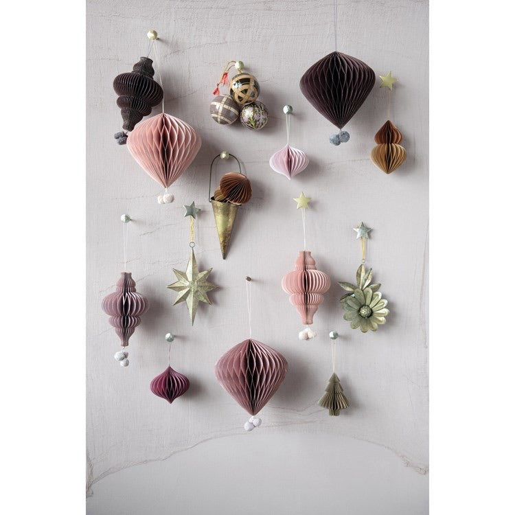 Paper Holiday Decoration - Plum