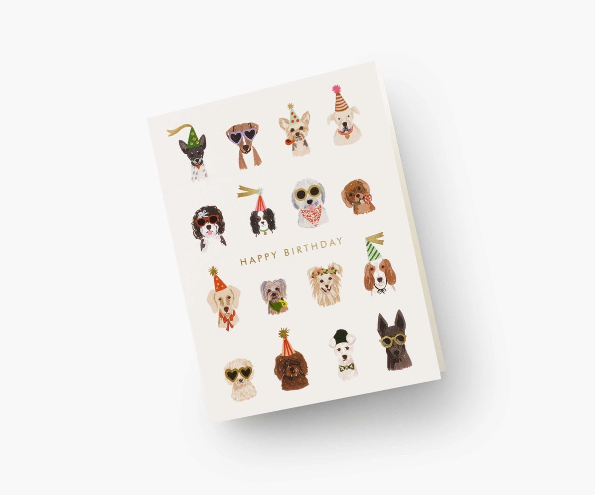 Rifle Paper Co. - Party Pups Birthday Card