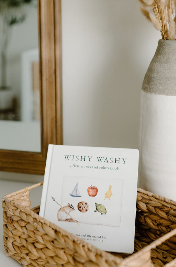 Wish Washy - A First Words + Colors Book - Tabitha Paige