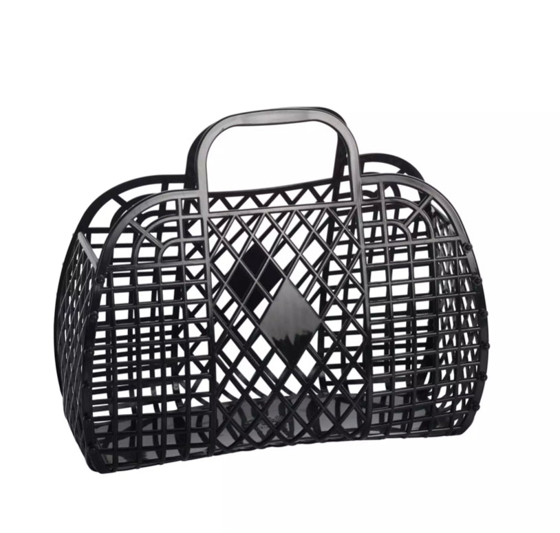 Sunjellies - Small Retro Basket - Black