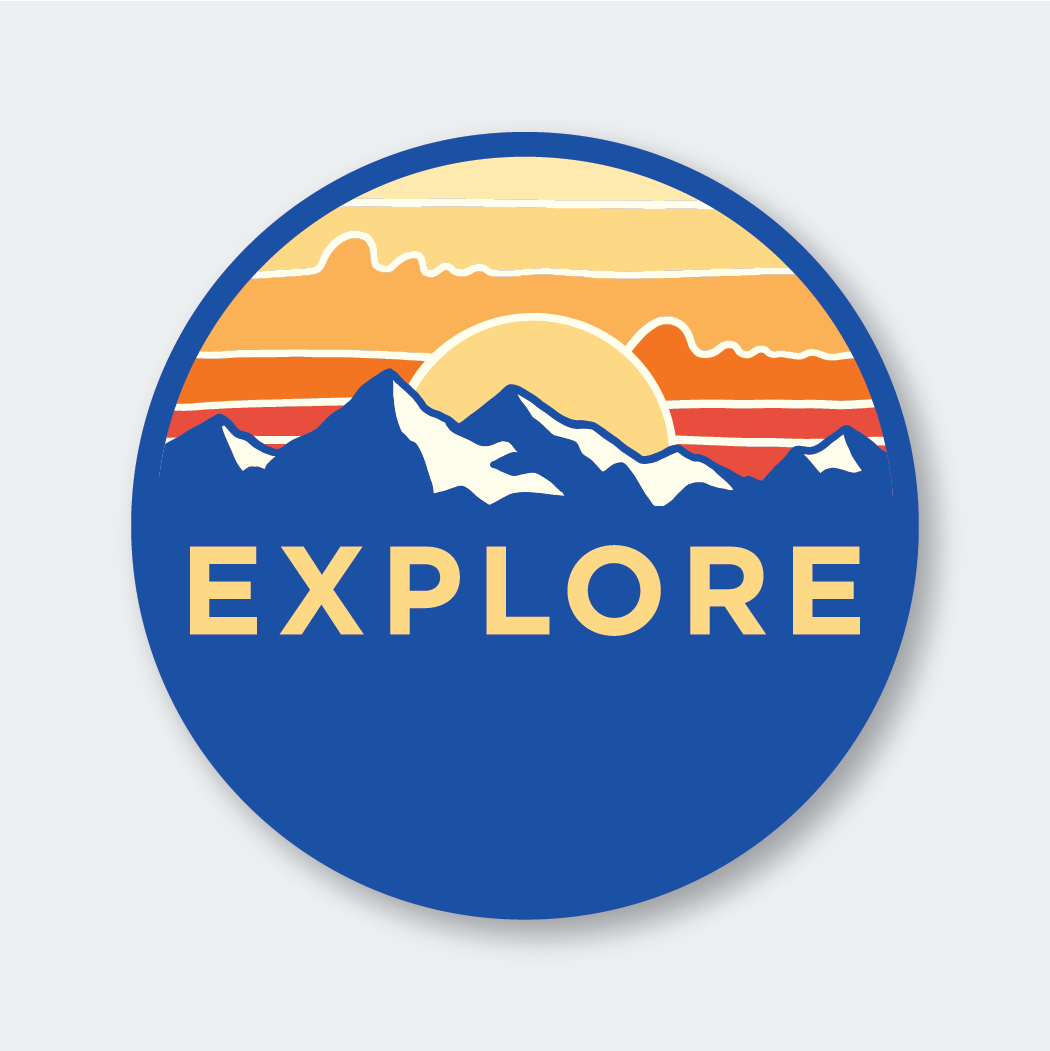 Pike Street Press - Explore Sunset Sticker