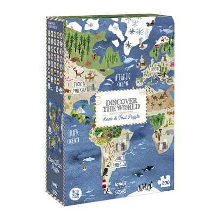 LONDJI Toys- Discover the World Puzzle - 200 pcs