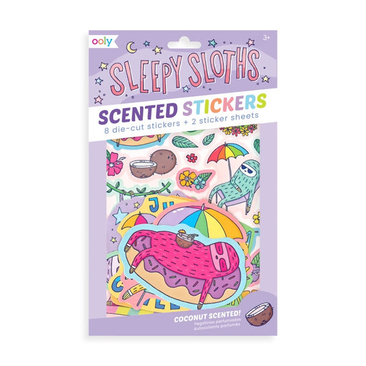 OOLY - Scented Stickers - Sleepy Sloths