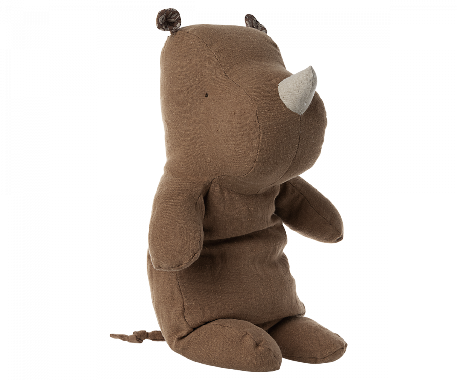 Maileg - Safari Friends, Rhino, Medium - Chocolate