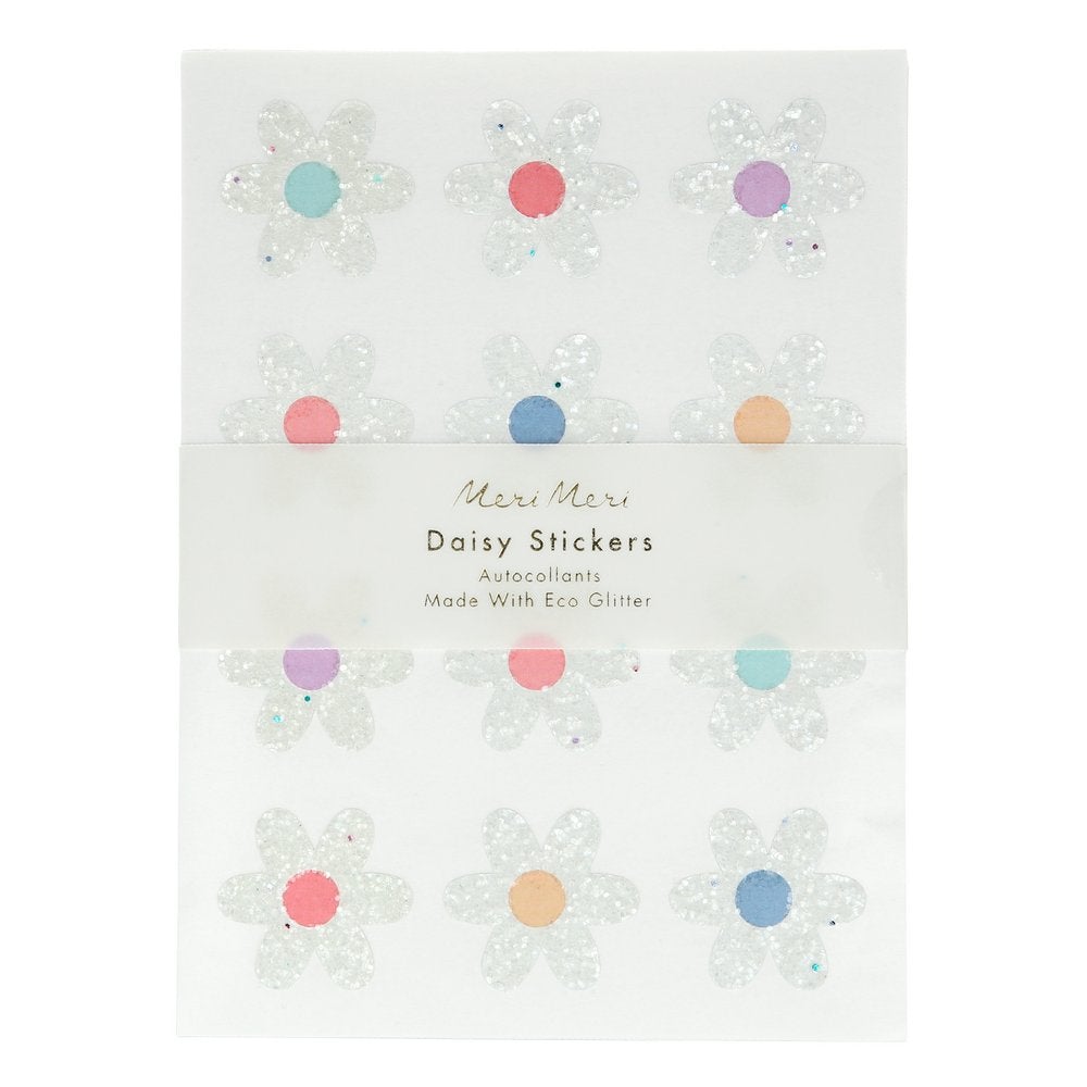 Meri Meri - Glitter Daisy Stickers – SANNA baby and child