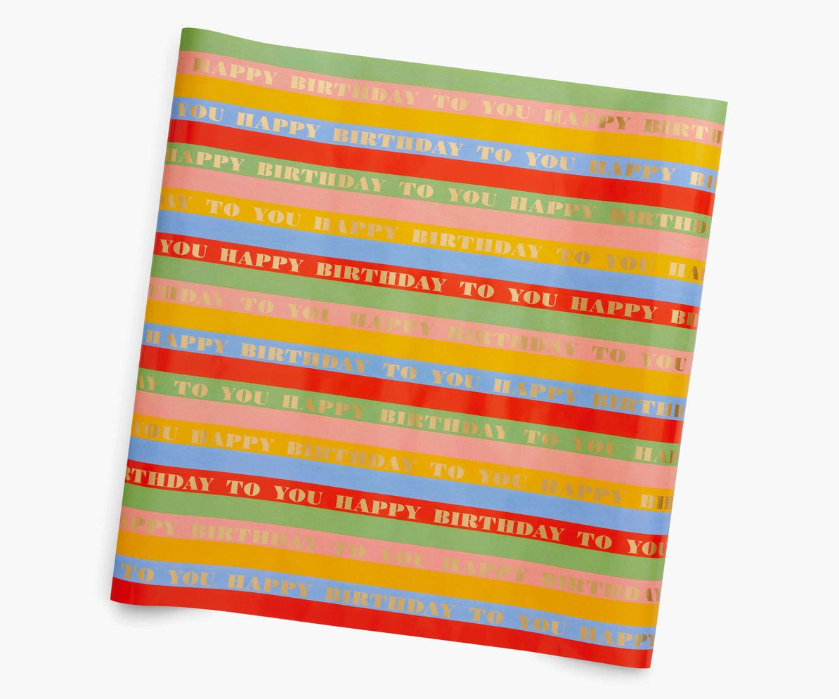 Rifle Paper Co. - Birthday Wishes Wrapping Roll