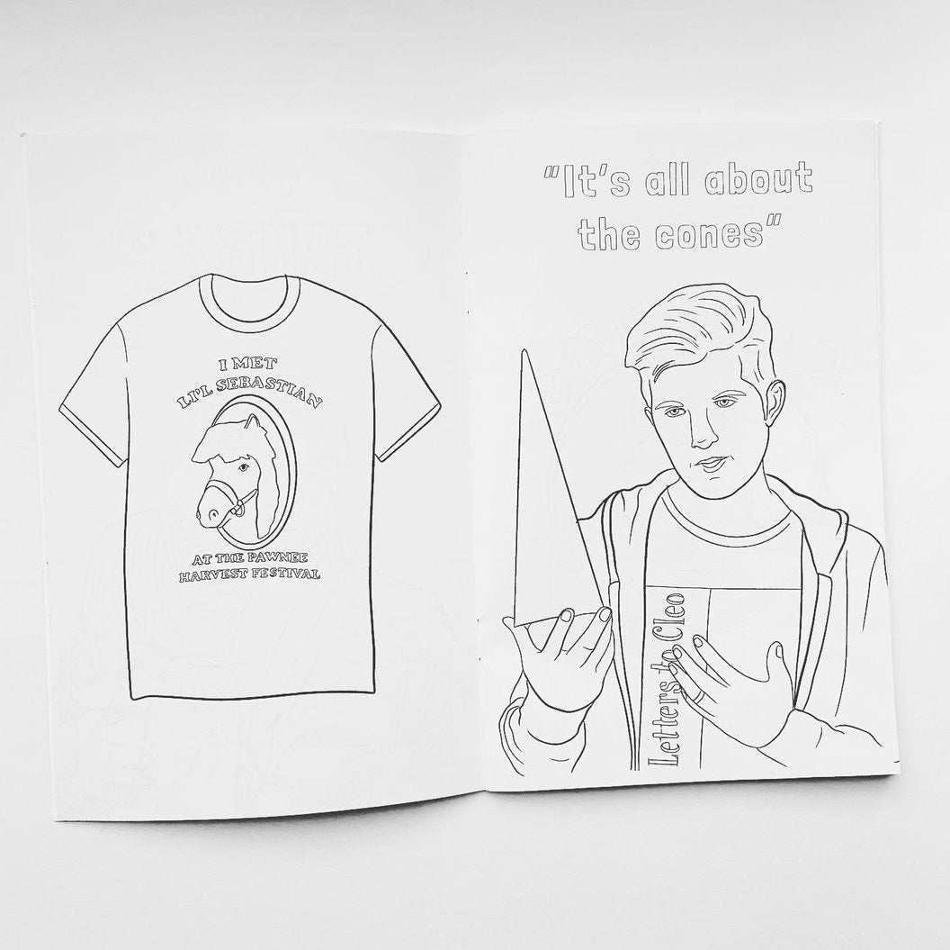 NEW Coloring Book - Parks and Rec