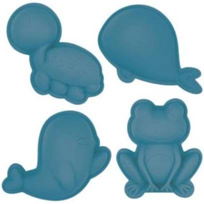 Scrunch Bucket - Sand Molds - Grey Blue