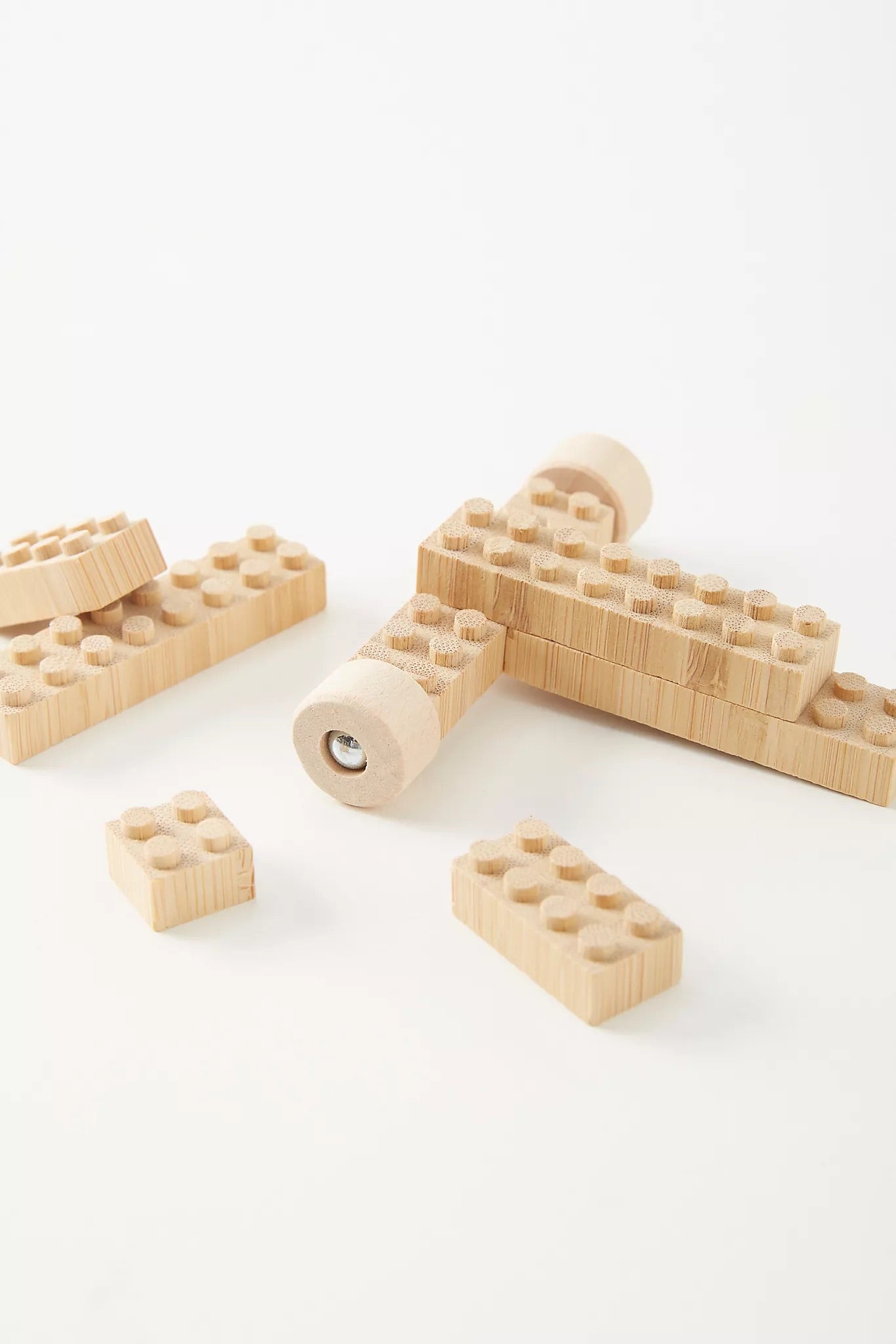 Eco Bricks - 90 Piece Bamboo Building Bricks