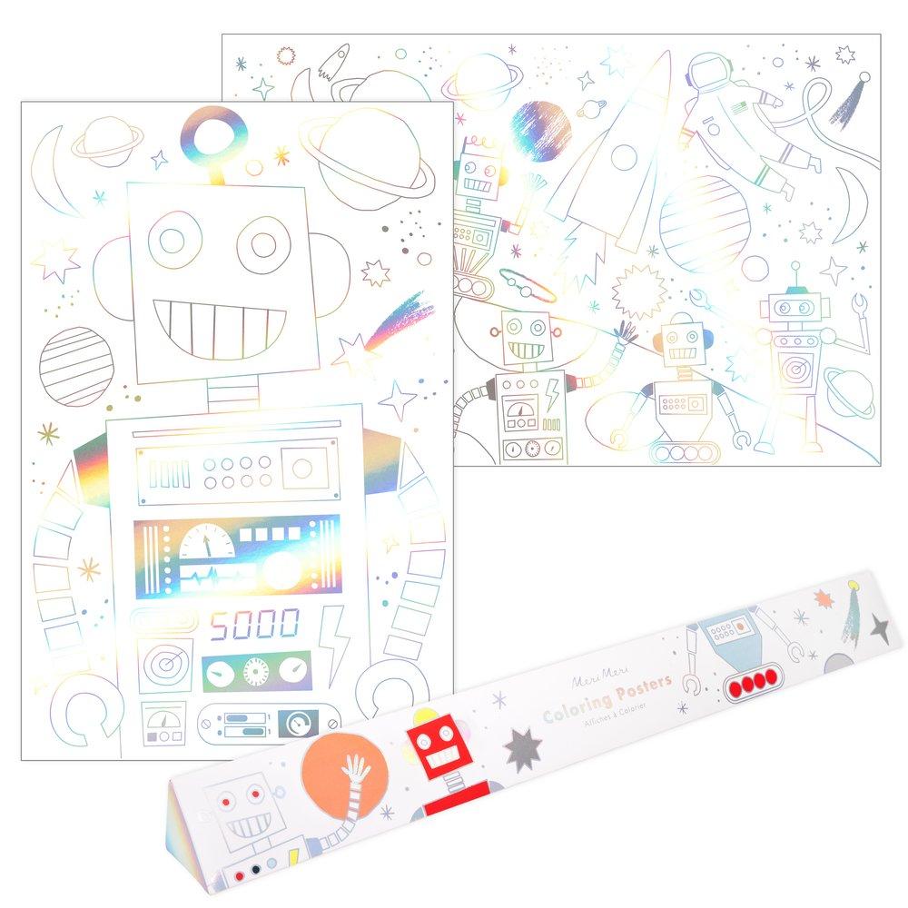 Meri Meri - Coloring Poster - Space