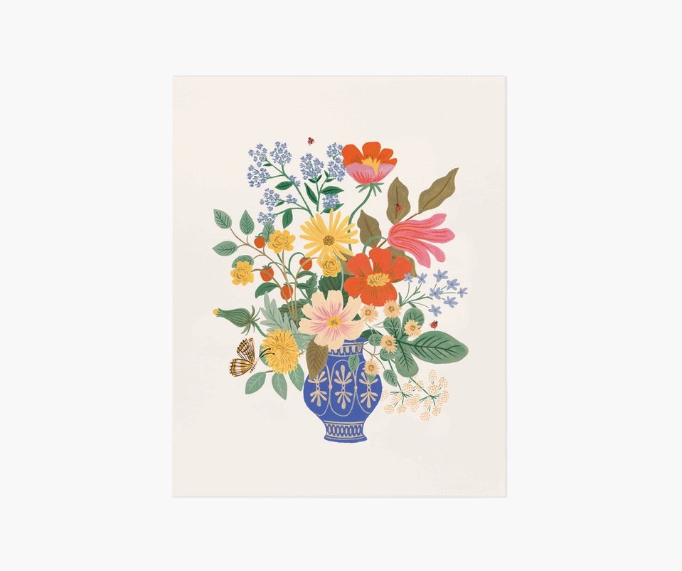 Rifle Paper Co. - Art Print - Strawberry Fields Bouquet